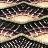 Missoni Scarf with crochet structure