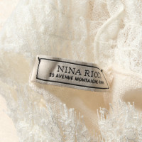 Nina Ricci Oberteil aus Kaschmir in Creme