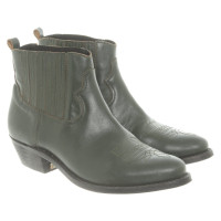 Golden Goose Ankle boots Leather in Green