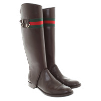 Gucci Boots with leggings in brown