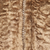 Oscar De La Renta Faux fur jacket in light brown