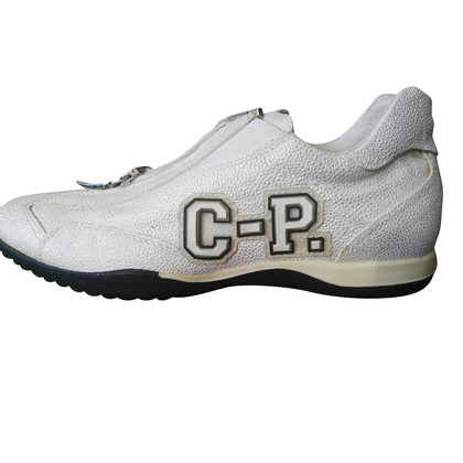 Cesare Paciotti Chaussures de sport en Cuir en Blanc
