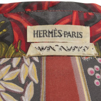 Hermès Patterned twin set in multicolor