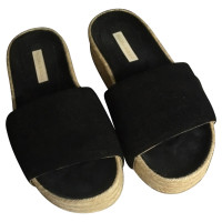 Paloma Barcelo Sandals Suede in Black