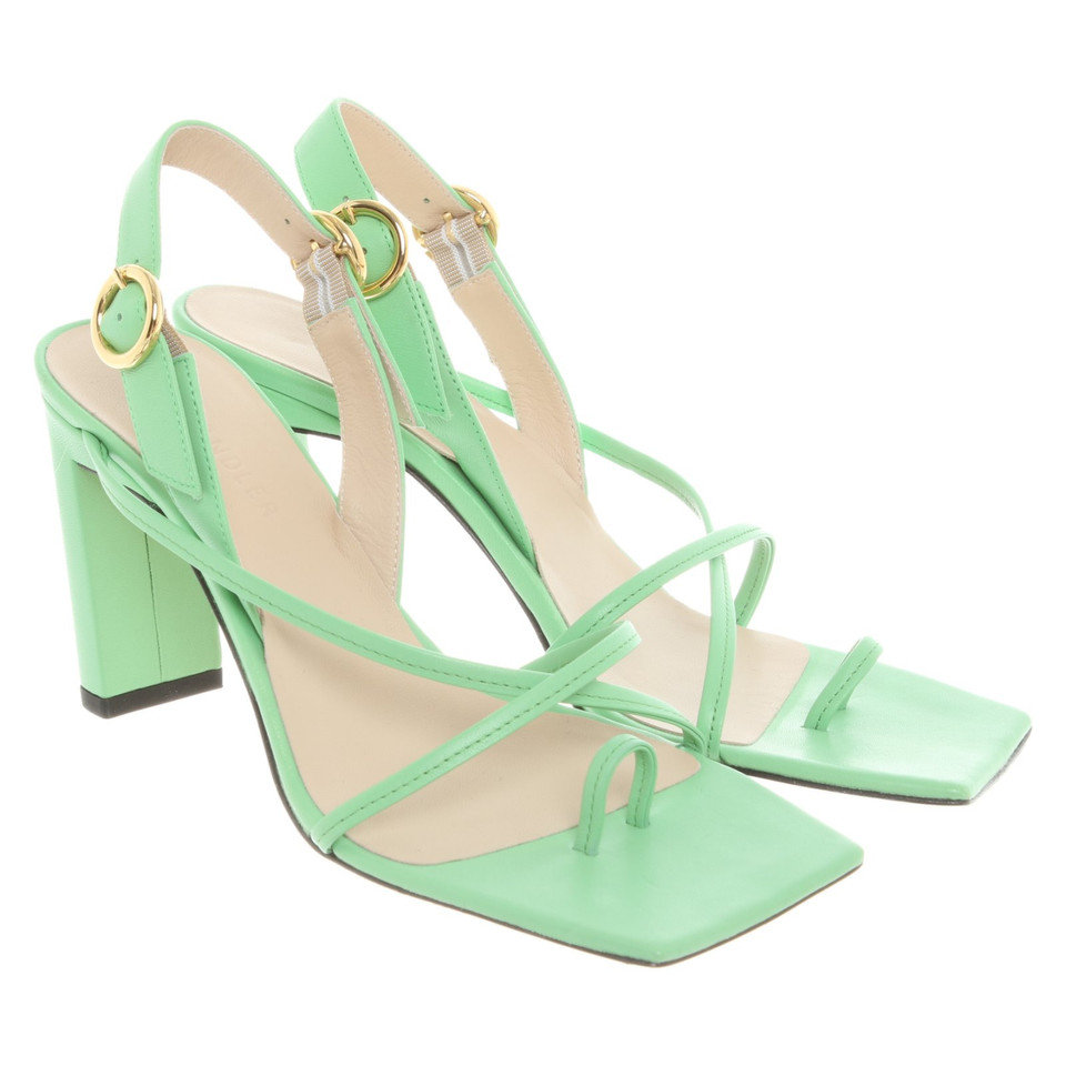 Wandler Sandals Leather in Green