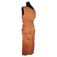 Talbot Runhof Apricot silk dress