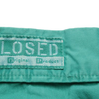 Closed Paire de Pantalon en Coton en Vert