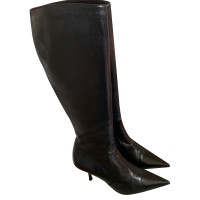 Joseph Boots Leather in Black