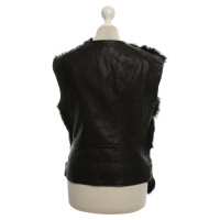 Rika Leather vest made of lambskin