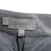 Hobbs Geruite broek in grijs / wit
