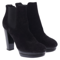 Hogan Bottes en Cuir en Noir