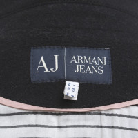 Armani Jeans Mantel in Schwarz