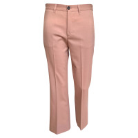 Miu Miu Paire de Pantalon en Laine en Rose/pink