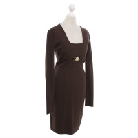 Versace Jersey dress in brown