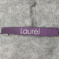 Laurèl Long knitted coat in grey
