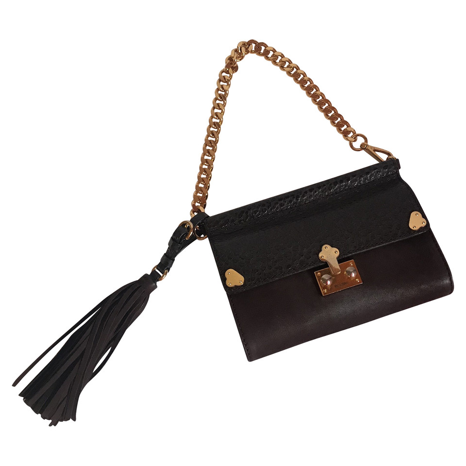 Moschino Handbag Leather in Brown