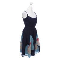 Anna Sui Kleid aus Seide in Blau
