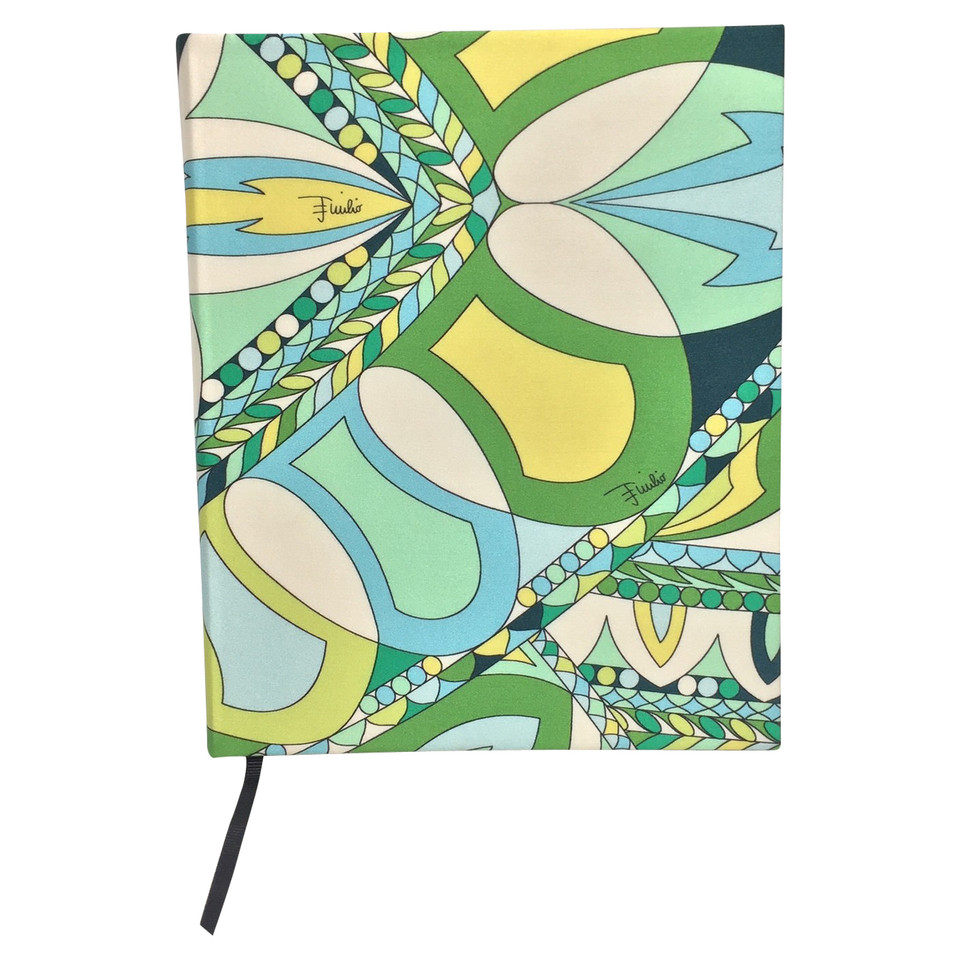Emilio Pucci Notebook with silk coating