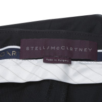 Stella McCartney pantaloni di lana tosata in nero