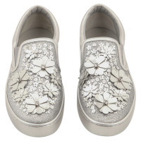 Christian Dior Trainers Leather in Silvery