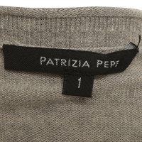 Patrizia Pepe Fine knit cardigan in gray