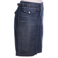 7 For All Mankind Denim skirt in used look