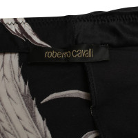 Roberto Cavalli Seidenrock mit Muster