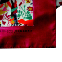 Carolina Herrera motifs écharpe de soie