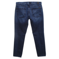 7 For All Mankind Jeans mit goldfarbenem Glitzer