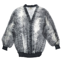 Hermès Oberteil aus Seide in Grau