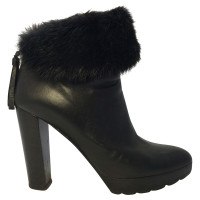 Walter Steiger Ankle boots with fur trim