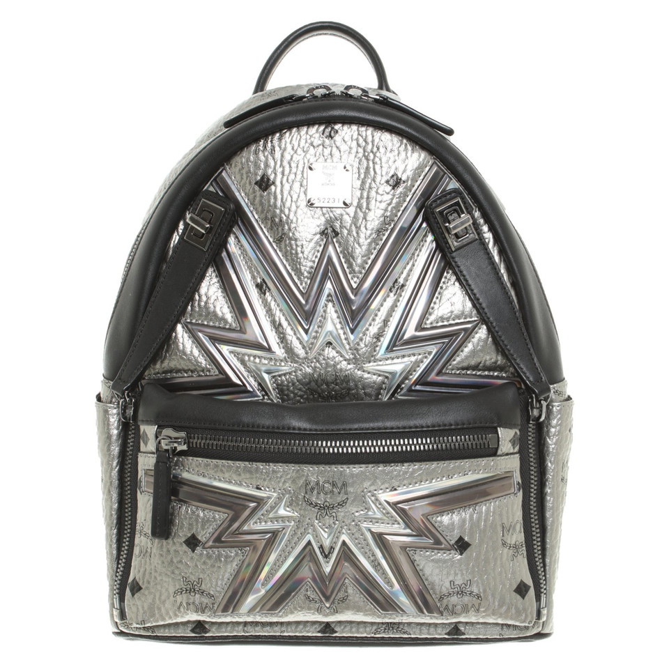 Mcm Silver-colored backpack