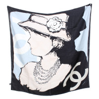 Chanel Zijden sjaal met motiefprint