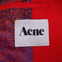Acne Giacca/Cappotto in Rosso