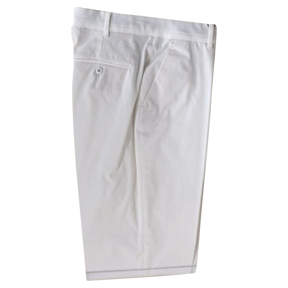 Max Mara Studio Paire de Pantalon en Coton en Blanc