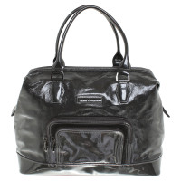 Longchamp Patent leather handbag in anthracite