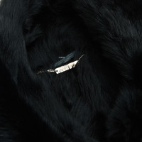 Alexander McQueen black fur fr38