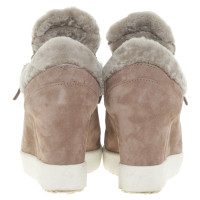 Giuseppe Zanotti Wedges with real fur