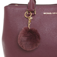 Michael Kors Handtasche aus Leder in Bordeaux