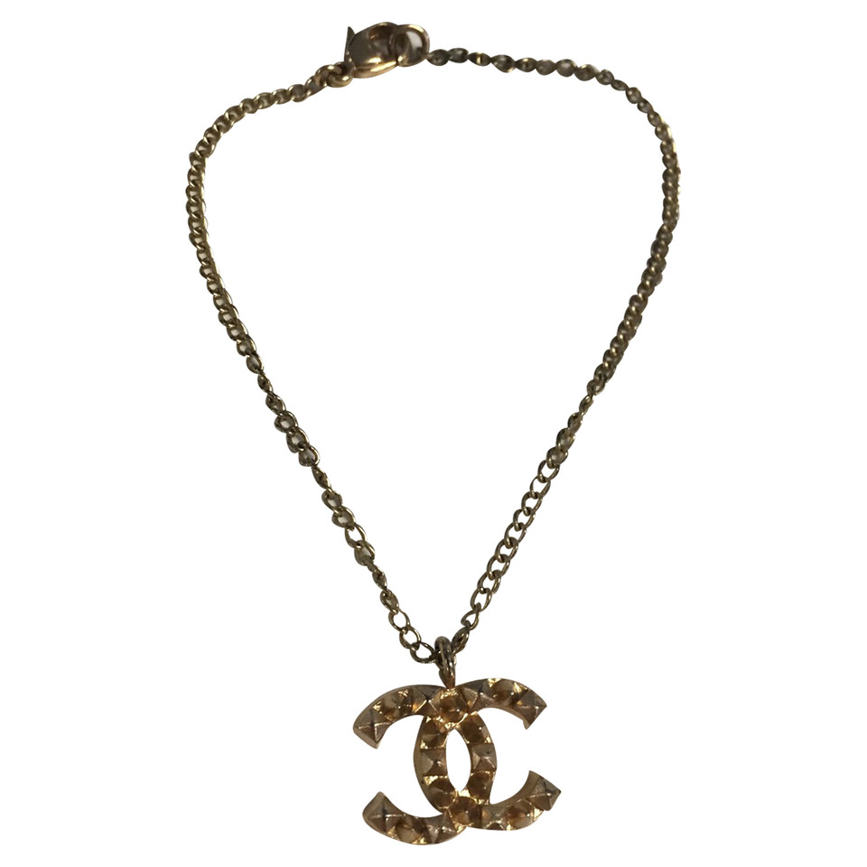 Chanel Armband mit Logo-Anhänger