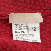 Alaïa robe rouge, taille 40