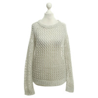 Iro Knitted sweater in silver gray