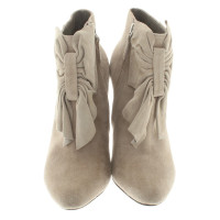 Reiss Beige suede ankle boots