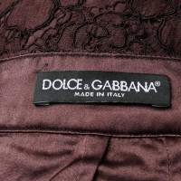 Dolce & Gabbana Jupe en Bordeaux