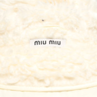 Miu Miu Jacke/Mantel in Creme