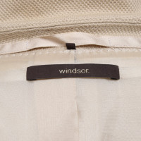 Windsor Blazer aus Baumwolle in Beige