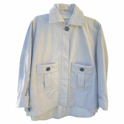 Balenciaga Jacket/Coat Cotton in Grey