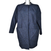 Calvin Klein Jacket/Coat Wool in Blue