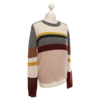 360 Sweater Cashmere sweater with stripes