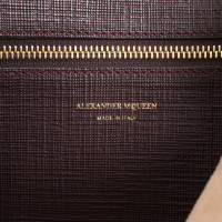 Alexander McQueen Shopper Leather in Bordeaux